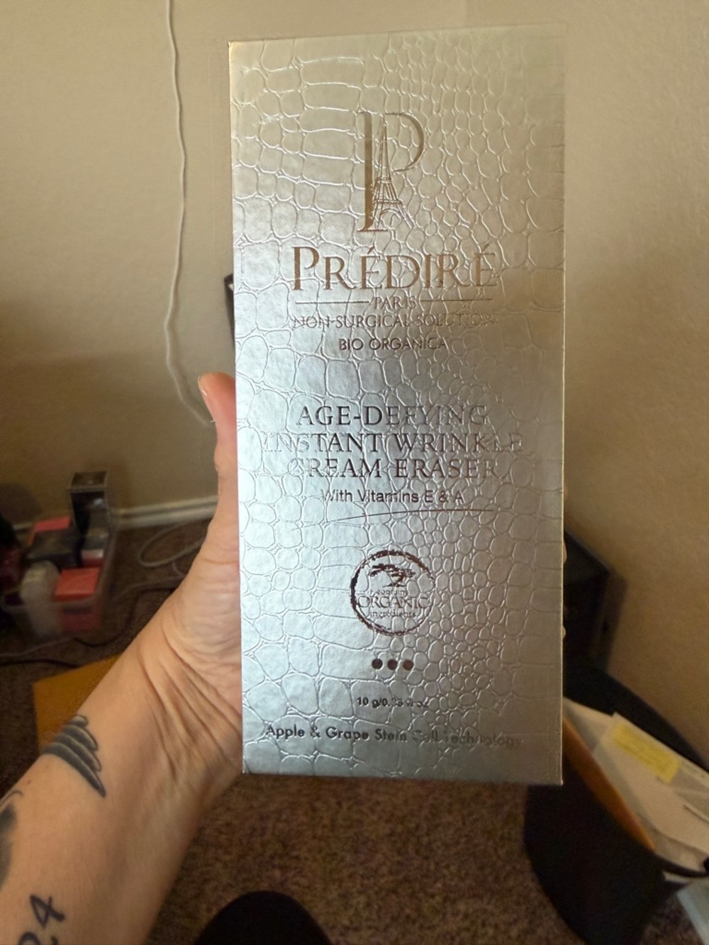 Prédiré Paris Instant Wrinkle Cream Eraser Serum 10g – New Sealed Box Anti-Aging
